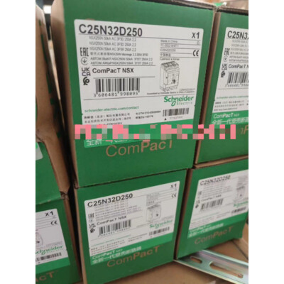 1PCS Brand New Schneider C25N32D250 NSX250N 50KA AC 3P3D 250A 2.2 Fast delivery