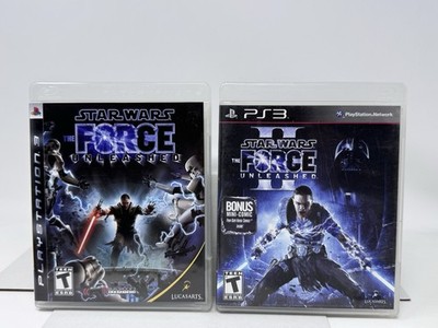Playstation 3 PS3 Star Wars: The Force Unleashed & Unleashed II Both Complete