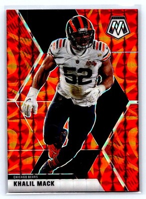 2020 Panini Mosaic Orange Reactive Prizm Khalil Mack Chicago Bears #40 bx5f b11c