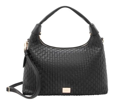L.CREDI Radka Hobo Bag Schultertasche Tasche Black schwarz Neu
