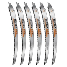 ALEXEX 6Pcs 15" Japanese Teeth Reciprocating Saw Blades