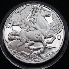 Pegasus 2018 Silver Round 999 Silver 1 Oz Medaille