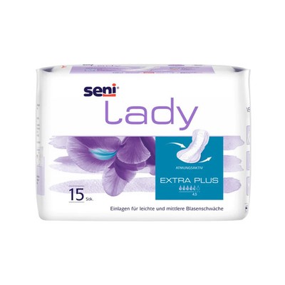 Seni Lady Extra Plus Einlage | Packung (15 Stück)