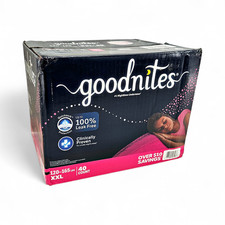 Goodnites Nighttime Leak Free Underwear For Girls Size XXL - 40 Count