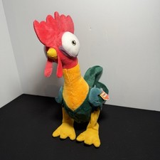 Disney Moana Hei Hei Dancing Chicken Rooster Plush Toy Working Sound 13"