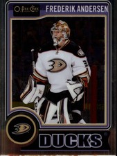 2014-15 O-Pee-Chee Platinum #135 Frederik Andersen - HKY