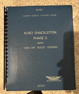 HAWKER SIDDELEY SHACKLETON PHASE 3 TAKE OFF BOOST ENGINES TECHNICAL 1962