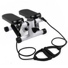 Exercise Stepper W/ 2 Resistance Bands And LCD Monitor Supports Up To 330.7LBS