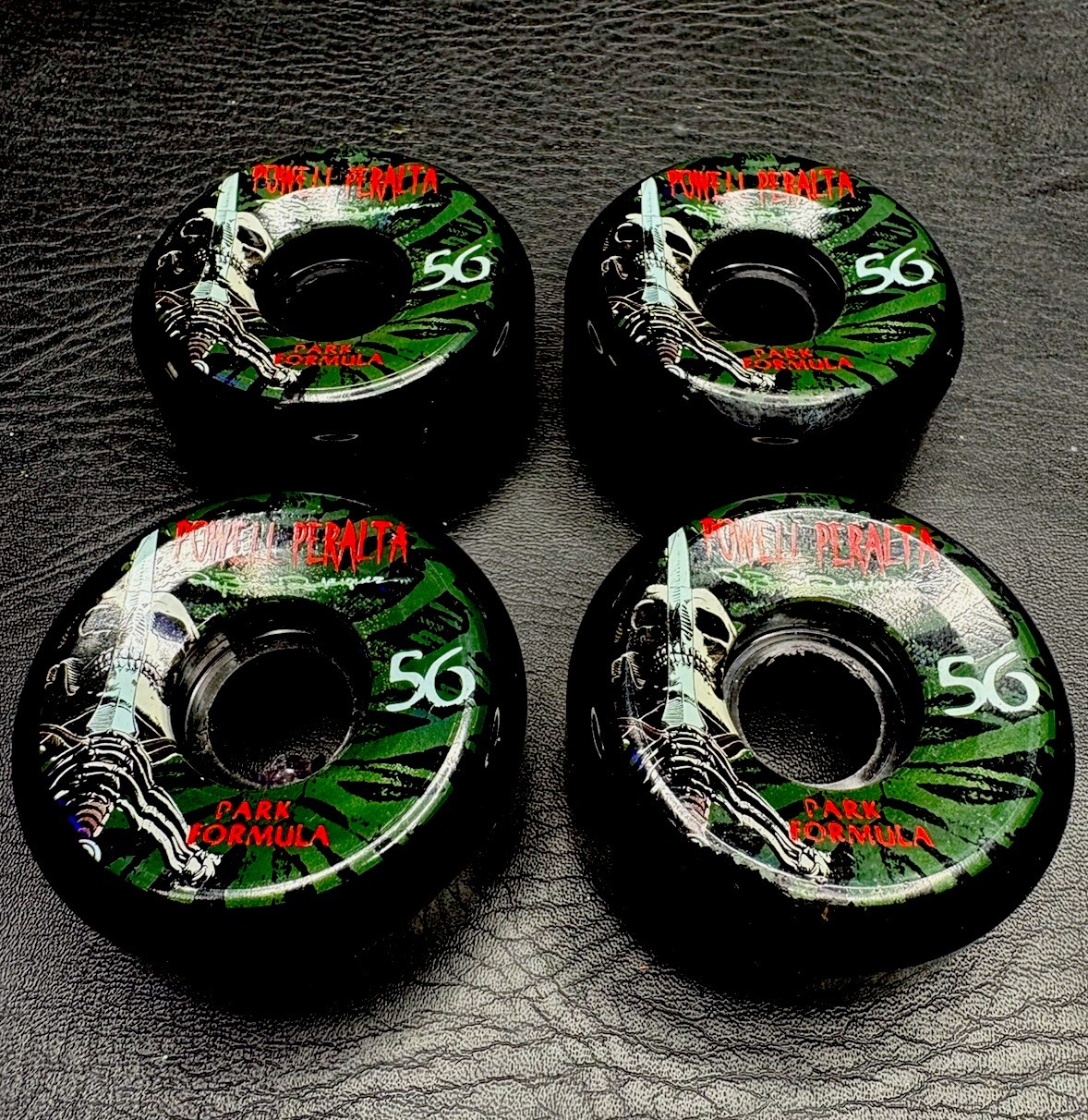 NOS Powell Peralta RAY BONES Black Wheels BRAND NEW
