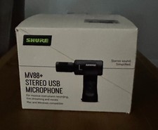 Shure MV88 Stereo USB Condenser Microphone   Premium Digital Mic