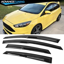 Fits 12-18 Ford Focus Mugen Style Acrylic Window Visors Rain Sun Guard Deflector