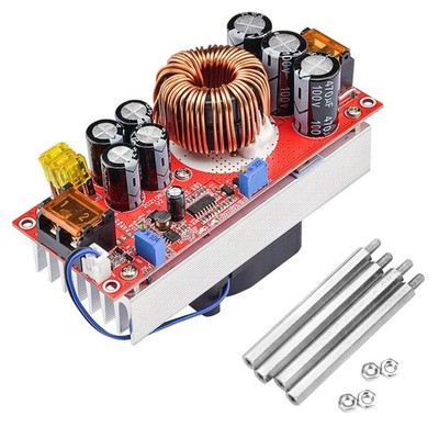1800W Boost Converter,Aideepen 40A DC-DC Boost Car Step-up Power Supply Modul...