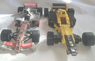 Mega Bloks 3236 Vodafone McLaren Mercedes F1  & 9755  Formula 1 Lot Of 2