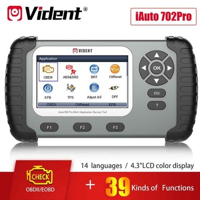 Vident iAuto702Pro ABS/SRS Full Scanner Engine Diagnostic Oil Reset Code Reader
