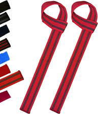 Cotton Lifting Straps Pair for Weightlifting, Bodybuilding