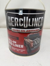 Herculiner Roll-on Truck Bed Liner 1 Gallon Can Black Textured