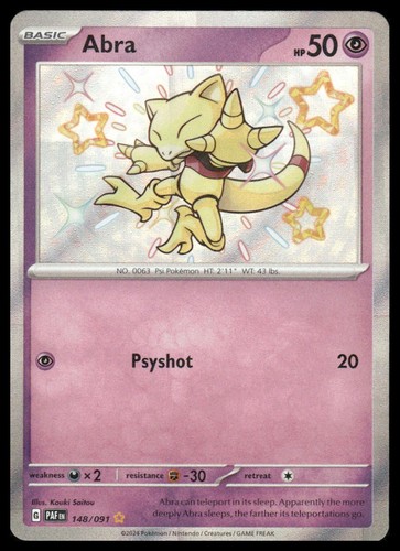 SV: Paldean Fates #148/091 Abra HOLO