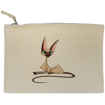 Canvas Clutch / Zubehörkoffer ''Siamkatze'' (CL00021425)