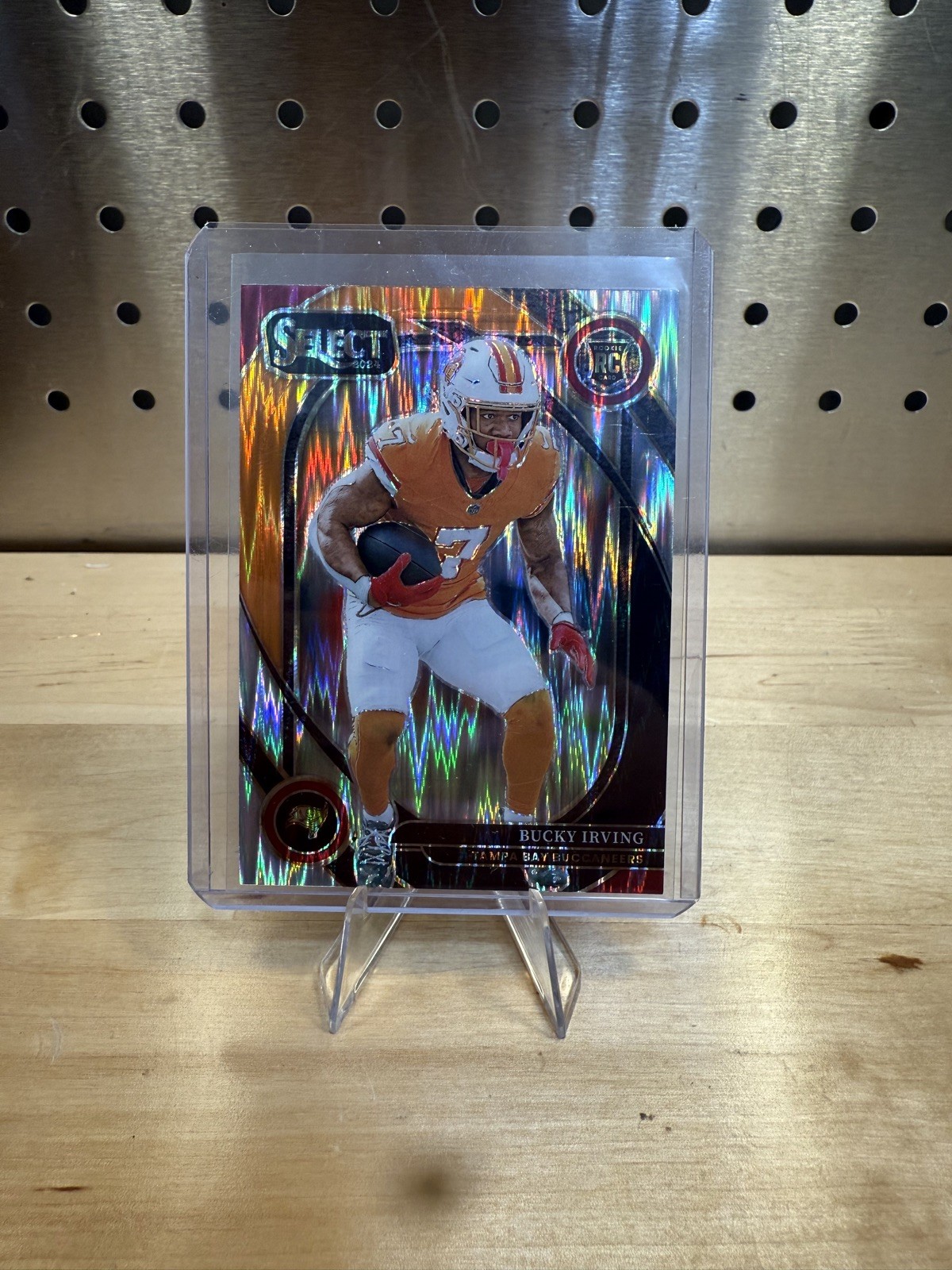 2024 Panini Select - Club Bucky Irving #239 Orange & Black Shock Prizm (RC) 🔥