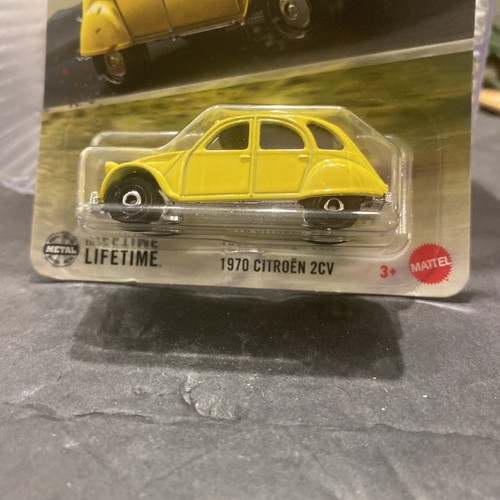 MATCHBOX 2025 - 1970 Citroën 2CV LIFETIME 115/125 Yellow Citroen A9 - Picture 5 of 9