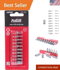 S2 Steel 10-Piece Torx Plus 5-Point Bits - Precision for Special Security