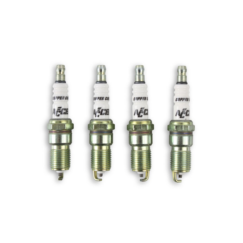 Accel Spark Plug 0526-4 C-Cut Performance 14mm 0.708 in. Tapered Resistor, 4pk