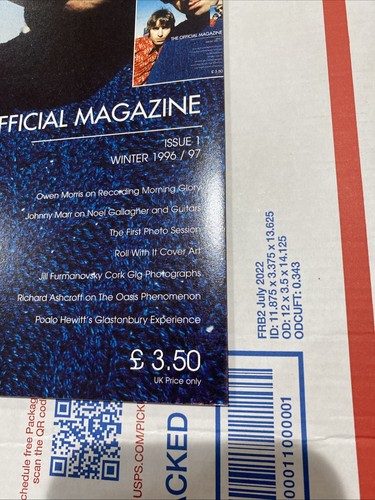 OASIS THE OFFICIAL MAGAZINE ISSUE 1 WINTER 1996 1997 BAND - Picture 7 of 20
