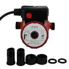 3-Speed Recirculating Hot Water Pump Circulation Solar Water Pressure Booster...