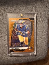 2024 Panini Prizm Aaron Donald Orange Cracked Ice #172 Los Angeles Rams NFL