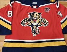 1994 Florida Panthers CCM Big Block On Ice Away Jersey #94 Inaugural Season (52)