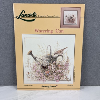 Lanarte Watering Can Cross Stitch Chart Leaflet Bastien Stoney Creek LL002