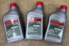 Genuine OEM Honda DW-1 Transmission Fluid ATF 3 Qts.