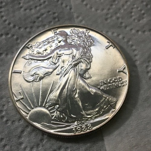 1988  1 Oz Silver American Eagle Coin U.S. Mint .999 Fine Silver ~ NICE COIN