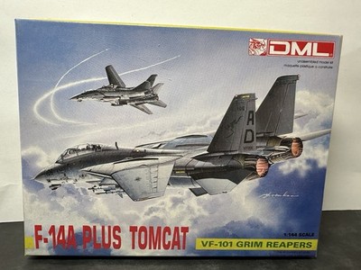 Sealed!  90 DML 1:144 Aircraft Model Kit | F-14A PLUS TOMCAT VF-101 GRIM REAPERS