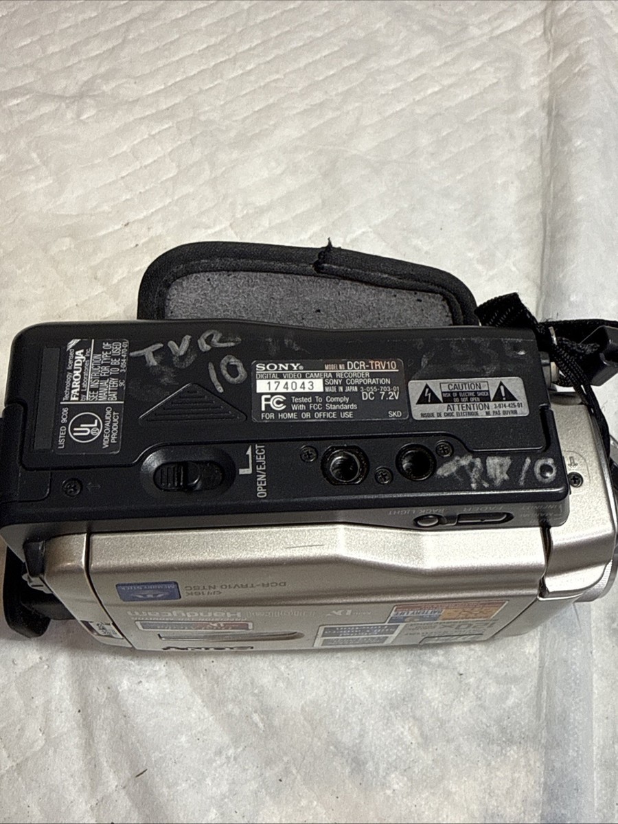 Sony DCR-TRV10 Camcorder - Silver for sale online | eBay