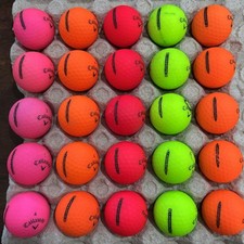 25 Callaway Supersoft Matte Used Golf Balls 5A/4A Quality. Free Shipping