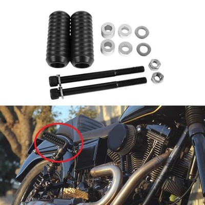 Shock Frame Sliders Crash Bar Protection For Harley Dyna FXDX / FXDXI 1991-2005