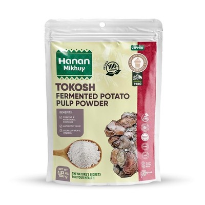 Tokosh 100g - 100% Natural Fermented Potato Pulp Powder Non-GMO from Peru