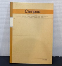 Vintage Campus Kokuyo Japanese Writing Notebook Durable Unused