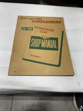 1950 Chevrolet Shop Manual Supplement for Passenger Cars 1949 OEM Vintage (A)