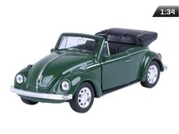 Modellauto VW Beetle Cabrio 1:34, Metall, TüRen Zum ÖFfnen