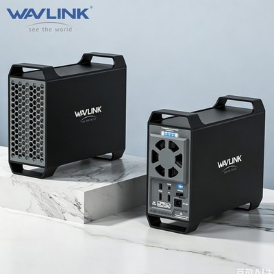 WAVLINK 2 Bay Hard Drive HDD/SSD Docking Station RAID Normal/LARGE/1/0 Dock