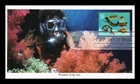 DR JIM STAMPS US COVER WONDERS OF THE SEA FIRST DAY ISSUE ALL OVER MYSTIC