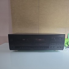 Optimus SCT-5500 Full Logic Controlled Stereo Cassette Deck. For Parts UNTESTED