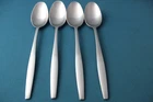 Dansk VARIATION V Germany Place Soup Spoons (Set of 4) Satin IHQ Stainless 8"