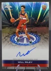 2025-26 Topps Chrome Auto Issue Rookies Will Riley #TAIR-WR Refractor Blue /150