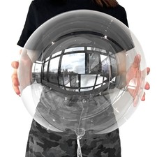 Bobo Balloons 24 Inch Clear Bubble Balloon for Stuffing, 25 Pcs Transparent...