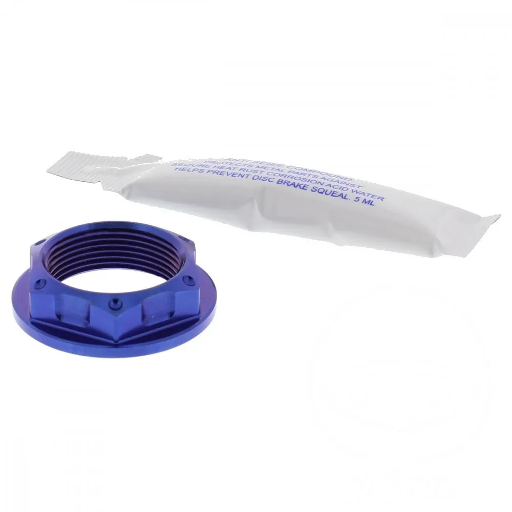 Mutter Achse M25X1.25 30Mm Titan Blau FüR Ducati Monster 696 Anniversary Abs 201-image