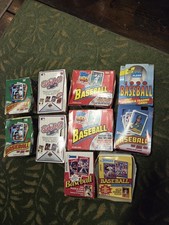TOPPS Donruss Upper Deck Baseball 10 EMPTY WAX DISPLAY BOXES LOT