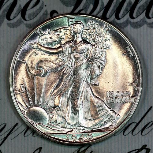 * 1940-S * SUPERB+ GEM BU MS WALKING LIBERTY HALF-DOLLAR * FROM COLLECTION